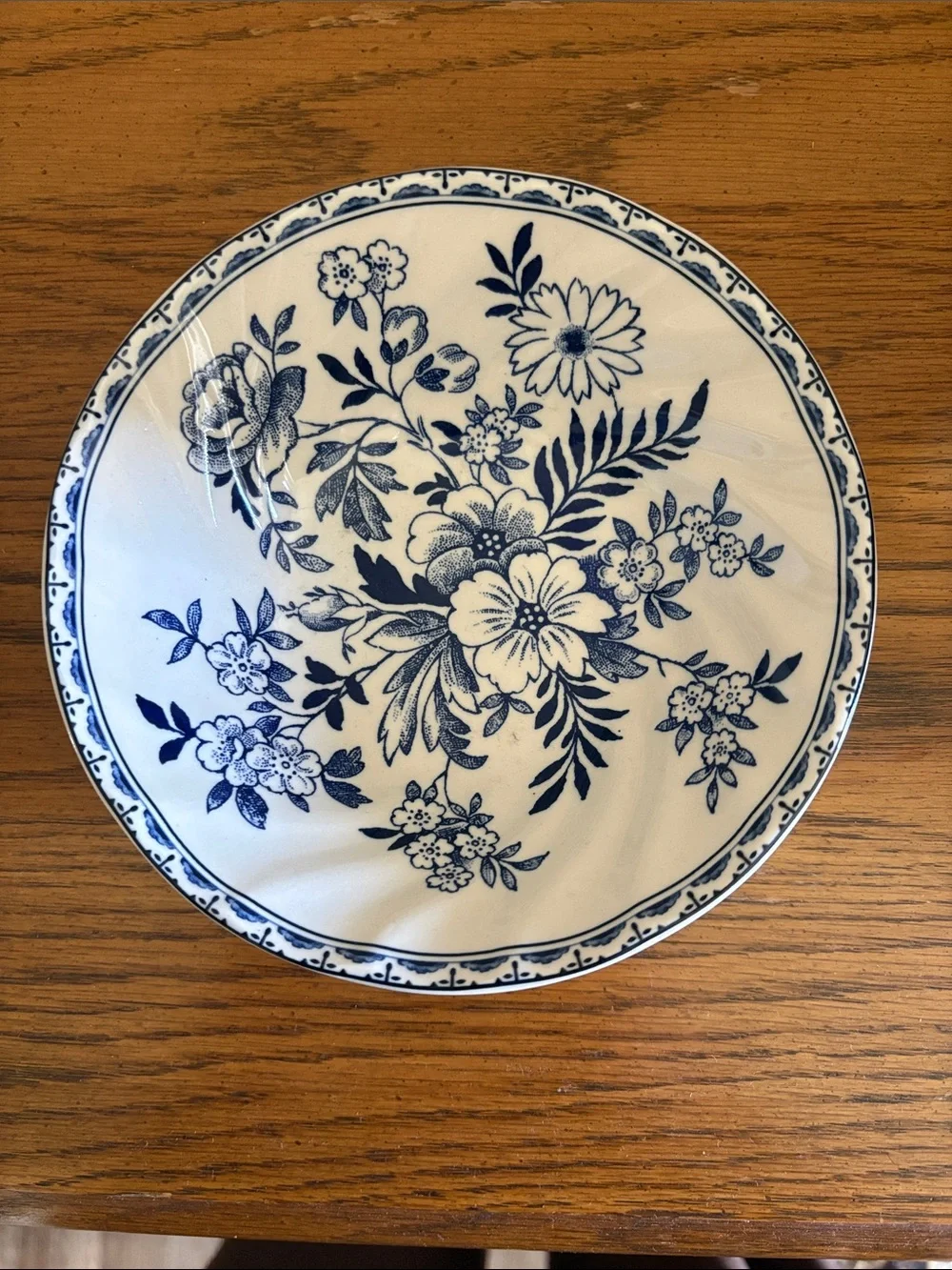 Johnson Brothers Blue and White Floral bowl